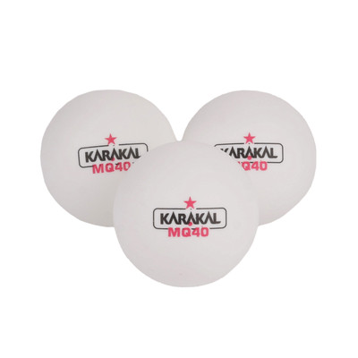 Piłeczki Karakal 1 Star Table Tennis Balls MQ40 6szt. Białe