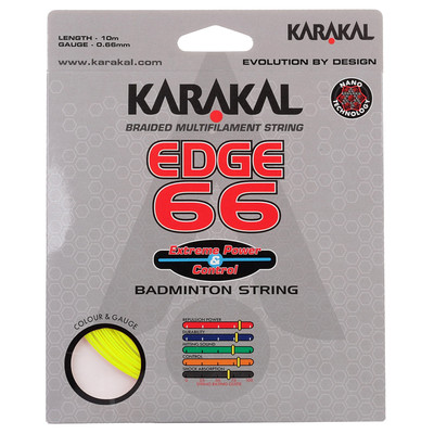 Naciąg badminton Karakal Edge 66 Lime