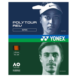 Naciąg tenis Yonex Poly Tour Rev 125 Orange