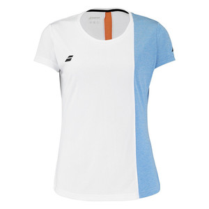 Babolat Play Cap Sleeve Top Women's White / Blithe Blue