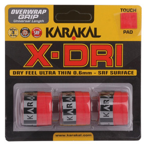 Owijka Karakal X-DRI Overgrip 3Pack Red