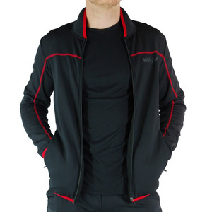 Bluza Karakal Pro Tour Jacket Black / Graphite / Red