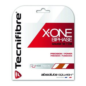Naciąg squash Tecnifibre X-One Biphase 1.18 Orange