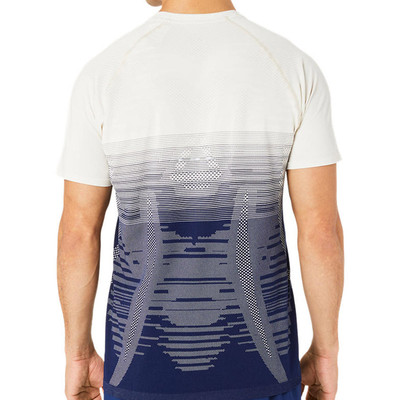 Koszulka Asics Seamless SS Top Birch / Blue