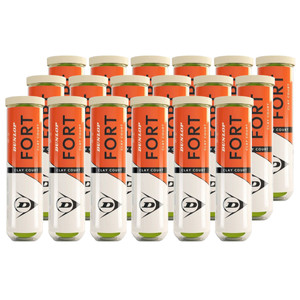 Piłki Dunlop Fort Clay Court karton 18x4szt