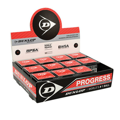 Piłka Dunlop Progress Red Dot 12Pack