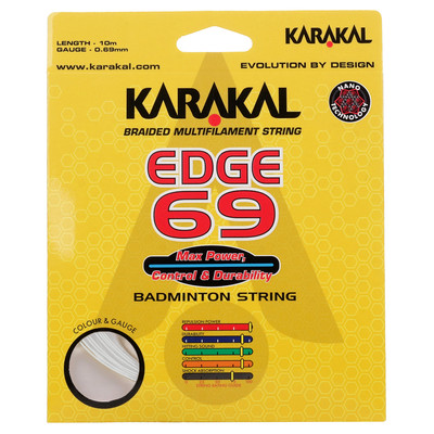 Naciąg badminton Karakal Edge 69 White