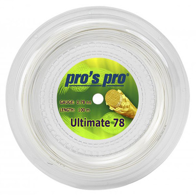 Naciąg badminton Pro's Pro Ultimate 78 White (100 m)