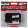 Frotka na rękę Karakal Wristband 2Pack Black