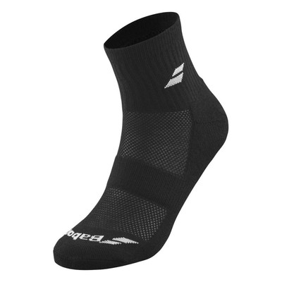 Babolat Quarter Socks 3 Pairs Pack Black
