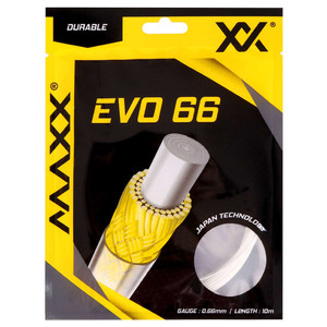 Naciąg badminton Maxx Evo 66 White