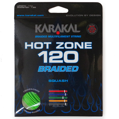 Naciąg squash Karakal Hot Zone Braided 120 Green