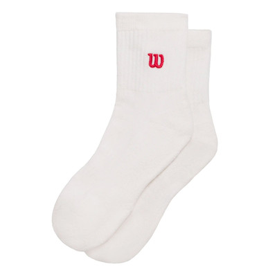 Wilson Quarter-Length Socks 1P White