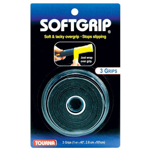 Owijka Tourna Soft Grip 3Pack Black