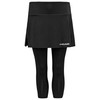 HEAD Club 3/4 Tights Skort Women Black