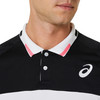 Koszulka ASICS Match Polo-Shirt Performance Black / Carrier Grey