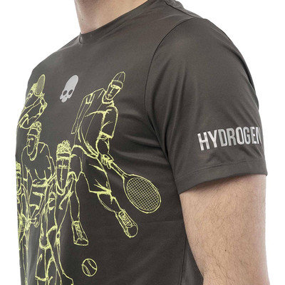 Koszulka Hydrogen Sketch Tech T-shirt Military Green