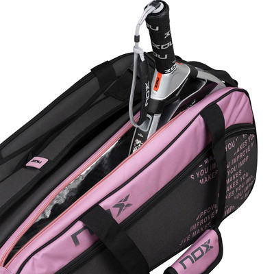 Nox Street Padel Bag Grey / Pink