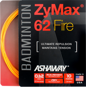 Naciąg badminton Ashaway ZyMax 62 Fire Orange