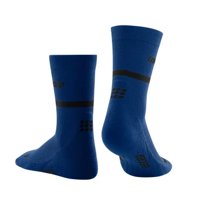 Skarpety CEP The Run Compression Mid Cut Socks 4.0 Blue / Black