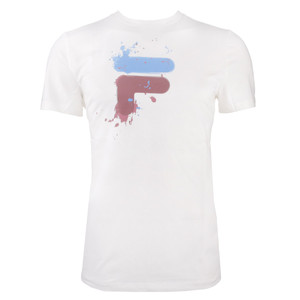 Koszulka Fila Nevio T-Shirt White / Alyssum