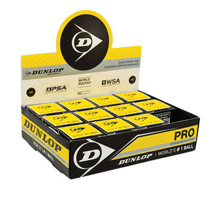 Piłka Dunlop Pro Double Yellow Dot 12Pack