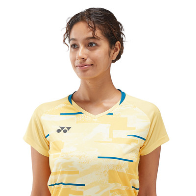 Koszulka Yonex Women's Crew Neck Shirt 0034 Soft Yellow