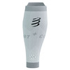 Opaski na łydki Compressport R2 Oxygen White / Nebel Grey