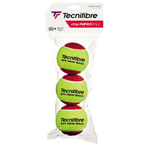 Piłki Tecnifibre My New Ball - Stage 3 (Red) 3szt.