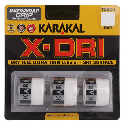 Owijka Karakal X-DRI Overgrip 3Pack White