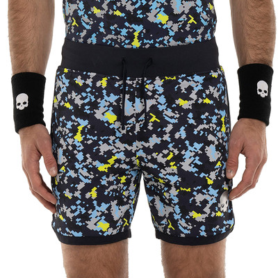 Spodenki Hydrogen Camo Pixel Tech Shorts Blue / Yellow