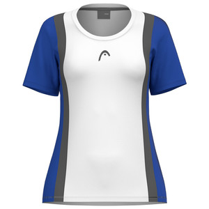 HEAD Club 26 Tech T-Shirt Women Royal Blue / White