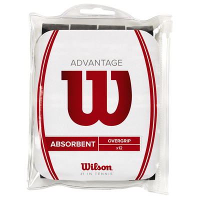 Owijki Wilson Advantage Overgrip 12Pack Black