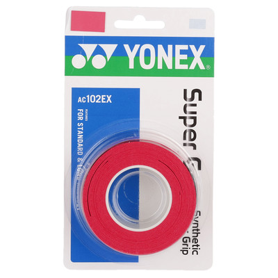 Owijka Yonex Super Grap AC102EX 3Pack Red