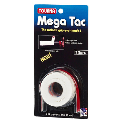 Owijka Tourna Mega Tac 3Pack White
