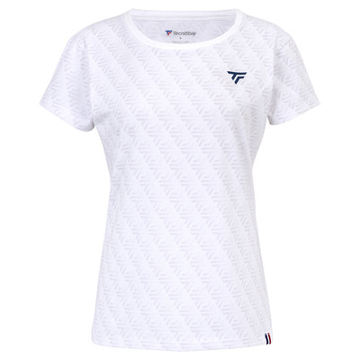 Koszulka Tecnifibre Graphic Women's Tee Stretch White