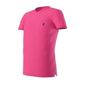 Koszulka Eye V-Neck Pink/Navy