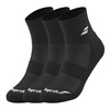 Babolat Quarter Socks 3 Pairs Pack Black