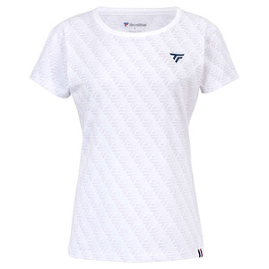 Koszulka Tecnifibre Graphic Women's Tee Stretch White