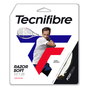Naciąg tenis Tecnifibre Razor Soft 1.25 White