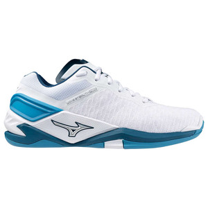Buty Mizuno Wave Stealth Neo White / Sailor Blue / Silver