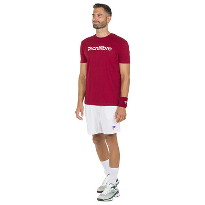 Koszulka Tecnifibre Team Cotton Tee Cardinal