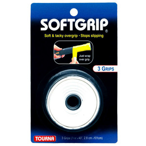 Owijka Tourna Soft Grip 3Pack White