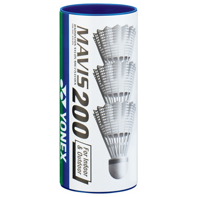 Lotki Yonex Mavis 200 Medium White 3szt.