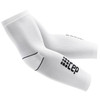 Rękawy kompresyjne CEP Compression Arm Sleeves Unisex White