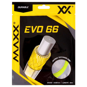 Naciąg badminton Maxx Evo 66 Yellow