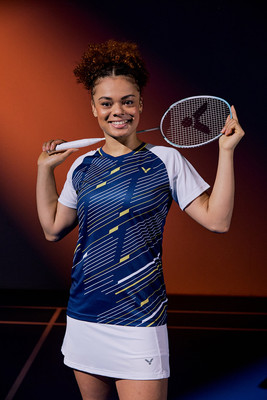 Koszulka Victor Women's T-Shirt T-44100 B Blue