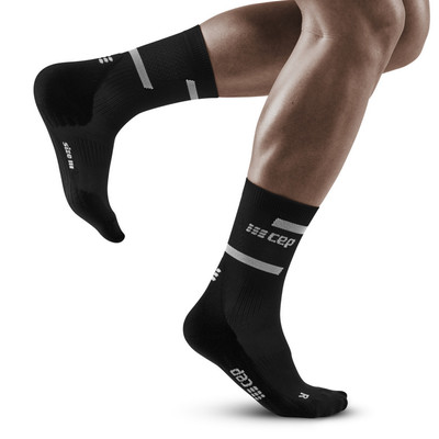 Skarpety CEP 4.0 Run Mid Cut Socks Black