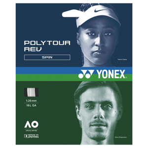 Naciąg tenis Yonex Poly Tour Rev 125 White