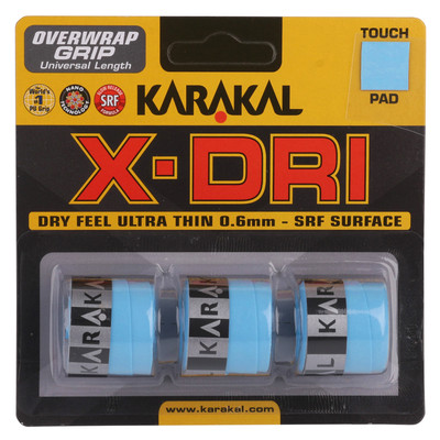 Owijka Karakal X-DRI Overgrip 3Pack Blue